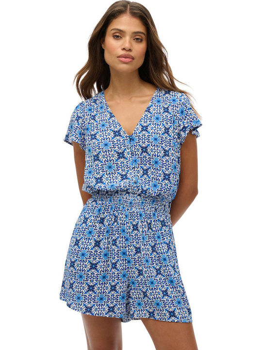 Γυναικείο Ολόσωμο Σορτς White/blue