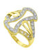 Antwnakakis Ring made of White gold 14K