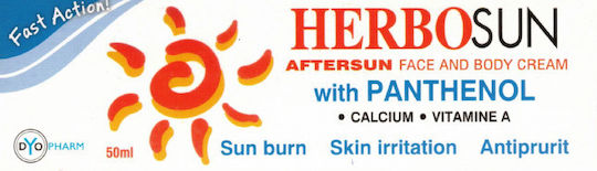 Dyopharm Herbosun After Sun Κρέμα με Πανθενόλη 50ml