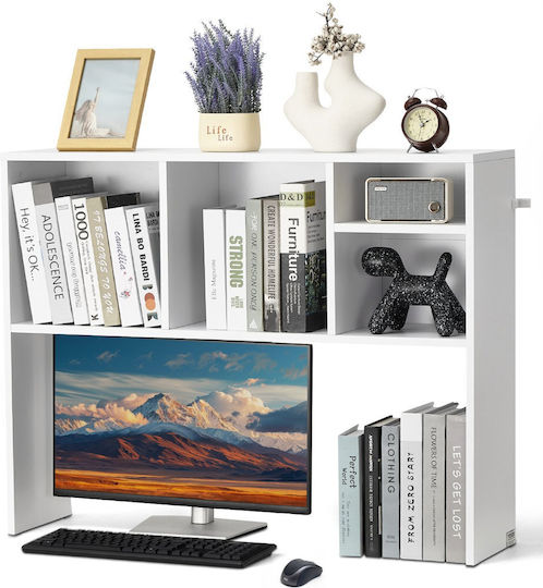 Vevor Desktop Bookshelf White Desktop Storage Organizer 1-tier Γραφείο Σπίτι
