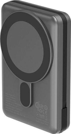 Energea MagPac Pro Plus MagSafe Power Bank 10000mAh 15W με Θύρα USB-C Power Delivery Γκρι