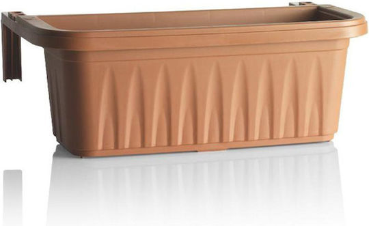 Bama Blumenkasten Kunststoff Light Terracotta 80x20x18.5cm.