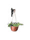 Bama Topf Kunststoff Light Terracotta 28x28x20cm.