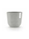 Ecopots Oslo Γλάστρα Πλαστική White Grey 25x25x21.8εκ.