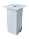 Woodware Planter Box Wooden White 40x40cm.