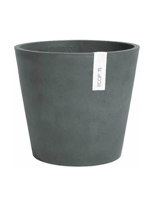 Ecopots Amsterdam Mini Γλάστρα Πλαστική Grey 13x13x11.4εκ.