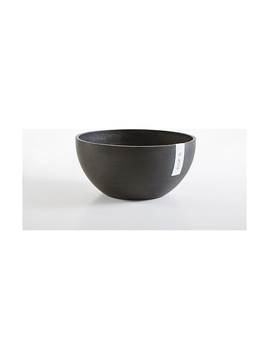 Ecopots Brussels Γλάστρα Πλαστική Γκρι