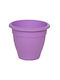 Pot Plastic Pink 23x23x21cm.