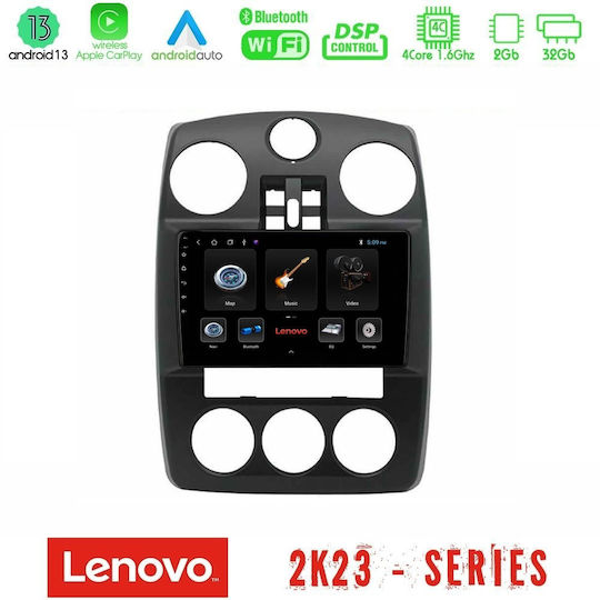 Lenovo Ηχοσύστημα Αυτοκινήτου Chrysler PT Cruiser 2000-2005 (Bluetooth/USB/WiFi/GPS/Apple-Carplay/Android-Auto) με Οθόνη Αφής 9"