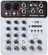 Citronic Q-PAD Analog Mischpult 2 Kanäle mit Phantom Power & 2 XLR-Eingänge & Bluetooth