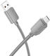 Hoco Regular USB 2.0 to micro USB Cable Γκρι 1m X113 1τμχ
