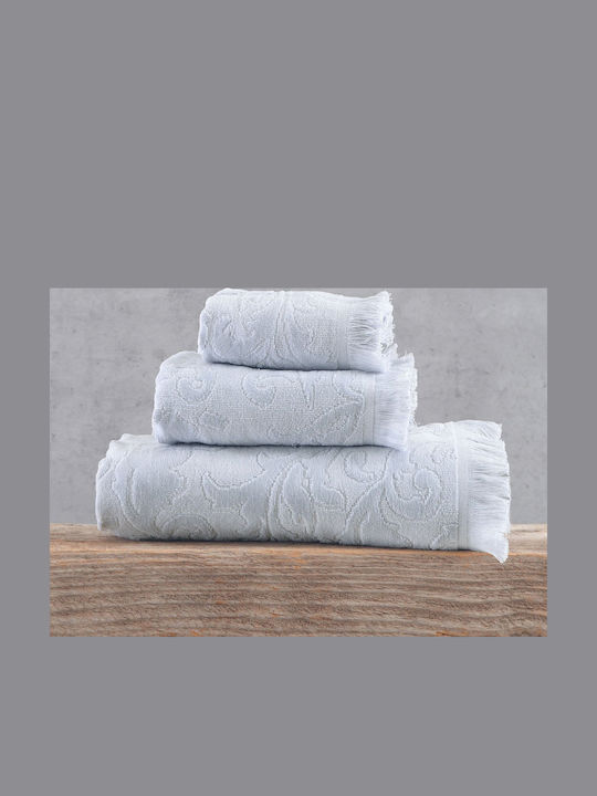 Rythmos Bath Towel Sienna 70x140cm Light Gray W...