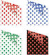 310338 Polka Dot Karton Beidseitig 50x70 cm 300 g/m² 20 Rot