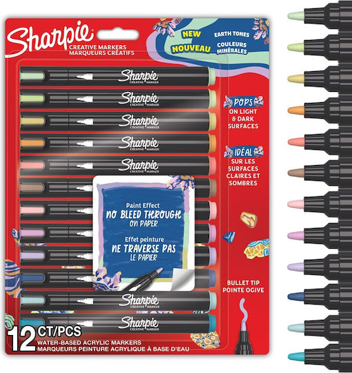 Sharpie M Bullet Acrylic Marker Multicolour (Μiscellaneous Colours)