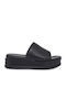Women's Flat Sandals Flatforms in Black Color