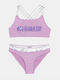 Joyce Tropical Детски Бански Бикини Purple
