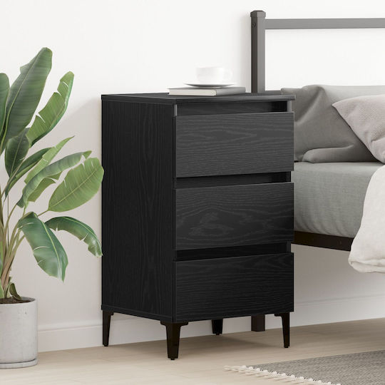 Комод Дървен Black oak 40x35x69см