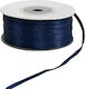 Dunkelblaues Satinband 100yd Doppelseitig Breite 3mm