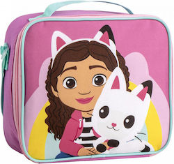 Gabby's Dollhouse Hand Lunch Bag Pink 20x10x24cm