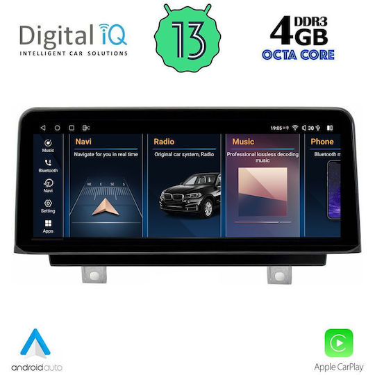 Digital IQ Ηχοσύστημα Αυτοκινήτου για BMW X5 (F15) / X6 (F16) 2016-2018 (Bluetooth/USB/WiFi/GPS/Apple-Carplay/Android-Auto) με Οθόνη Αφής 10.25"