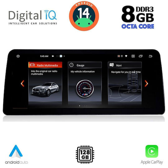 Digital IQ Ηχοσύστημα Αυτοκινήτου 2010-2013 (Bluetooth/USB/WiFi/GPS/Apple-Carplay/Android-Auto) με Οθόνη Αφής 12.3"