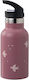 Fresk Kids Water Bottle Thermos Stainless Steel with Straw Gray 350ml