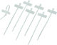 Techly Δεματικά Καλωδίων Πλαστικά x100mm σε Λευκό χρώμα (100τμχ) (216374)