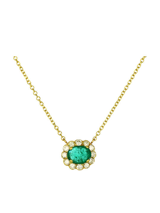 Colier Rosette din Aur 18k