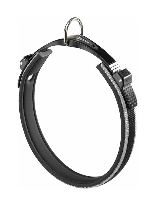 Ferplast Dog Collar Ergocomfort C25/60 A 52÷60cm B 25mm Silver Micro-Adjustment System Perfect Fit for Dogs Up to 60 kg