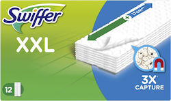 Swiffer Maxi Περιστρεφόμενο Ξεσκονιστήρι με Λαβή 12τμχ