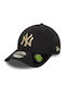 New Era Рециклирана 9forty Шапка Strapback 60667427 Черен Найлон