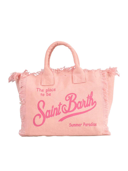 MC2 Colette Stoff Strandtasche Weiß