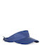 MRDline Leather Women's Visor Hat Blue