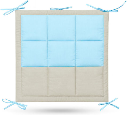 Nursery Storage Basket Crib Bumper Blue
