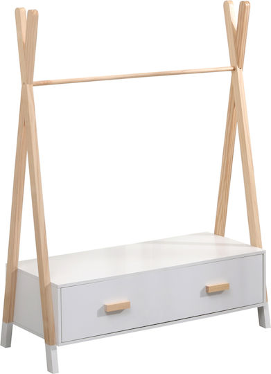 HomeMarkt Kids Wall Hanger Wooden 80x40x130cm