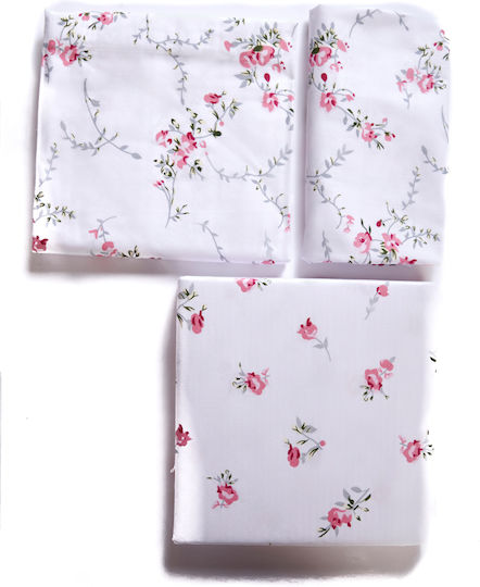 Comfort Bettwäsche-Set King Size 270x245cm. White 4Stück