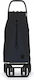 Stoff Einkaufswagen Klappbar Schwarz 13x13x13cm