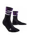 CEP Mid Cut V4 Running Socks Purple 1 Pair