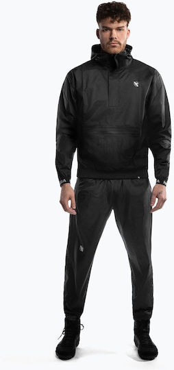 Costum de saună cu glugă Hayabusa Pro negru mărimea L