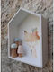 Kinderregal Wandhalterung Orange 35x46x14cm
