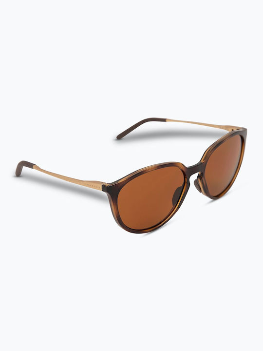 Oakley Sielo Male Sunglasses With Brown Tartaruga Horn-Rimmed Frame And Brown Polarized Lens OO9288-03