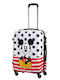 Medium Suitcase American Tourister Disney Legends Mickey Blue Dots