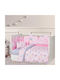 Alouette Baby Sheets Set Crib Cotton Multicolored 130x170cm 3pcs
