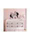 Wall Stickers For Kids Room Minnie 1 Pc. - Light Grey