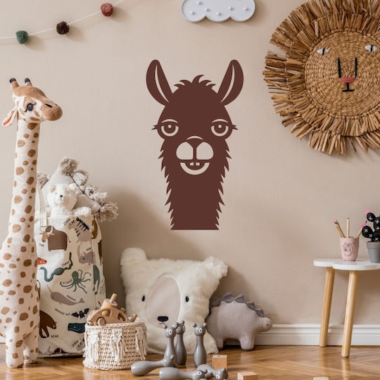 Wall Stickers For Kids Room Llama 1 Pc. - Ivory