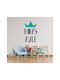 Wall Stickers For Kids Room Boys Rule - Silver
