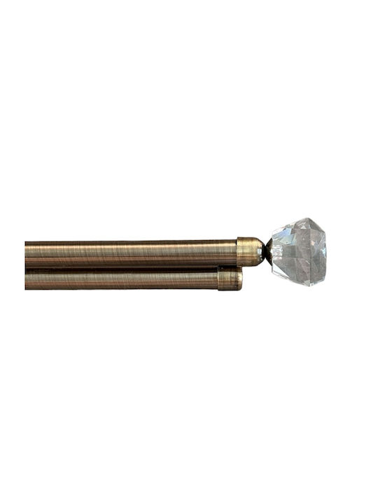 My Home Luxury Extendable Metallic Curtain Pole...
