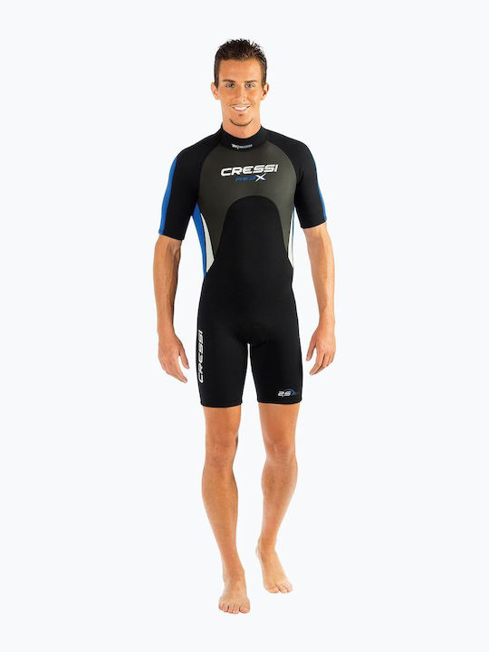 Cressi Med X Men's Wetsuit 2.5 Mm Black Blue Size L