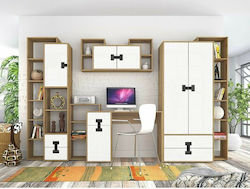Epipla1.gr Florevi 104 Комплект мебели за студенти Спалня 4 броя Epipla1.gr Florevi 104 Комплект мебели за студенти Спалня 4 броя