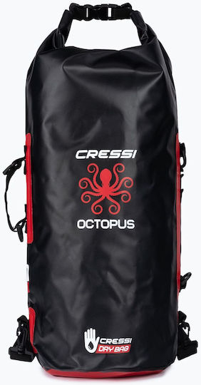 CressiSub Octopus Στεγανός Σάκος Πλάτης / Χειρός 30lt Μαύρος